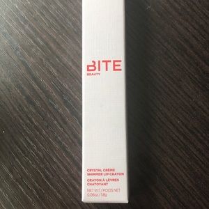 NWT bite beauty shimmer lip crayon rose glacé